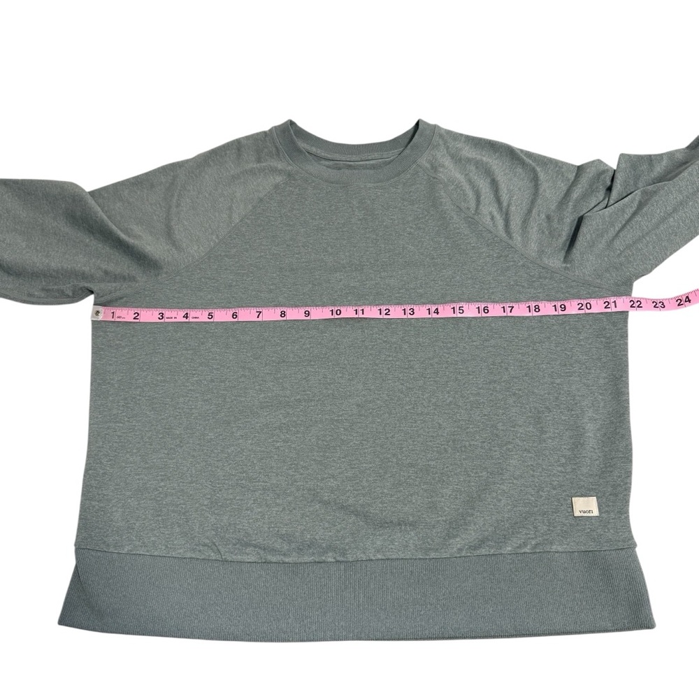 Vuori | Long Sleeve Halo Crew Blue Green Size S - Picture 11 of 12